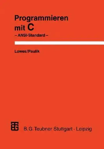Cover of Programmieren Mit C