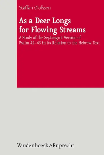Cover of As a Deer Longs for Flowing Streams