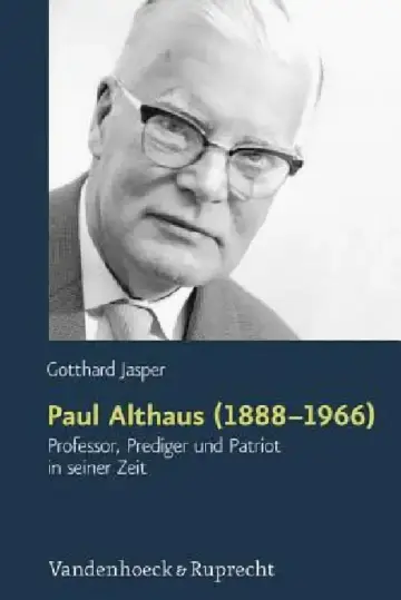 Cover of Paul Althaus (1888-1966)