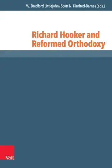 Cover of Richard Hooker and Reformed Orthodoxy