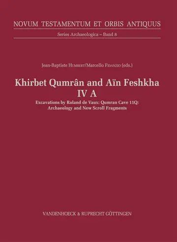 Cover of Khirbet Qumrân and Aïn Feshkha IV A