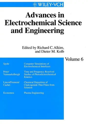 Cover of Advances in Electrochemical Science and Engineering