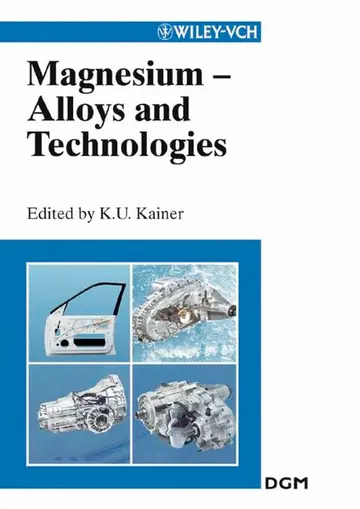 Cover of Magnesium Alloys and Technologies