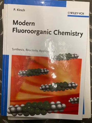 Cover of Modern Fluoroorganic Chemistry