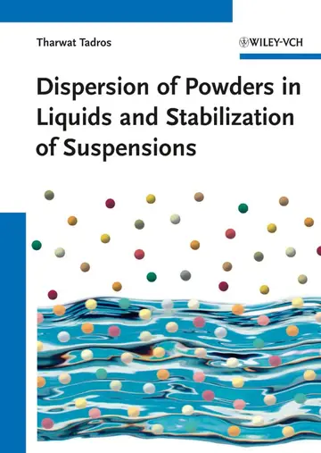Cover of Dispersion of Powders - in Liquids and Stabilization of Suspensions