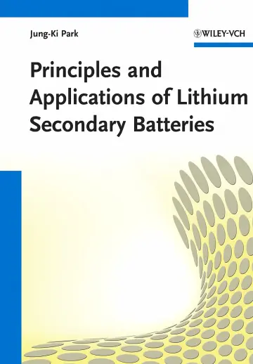 Cover of Principles and Applications of Lithium Secondary Batteries