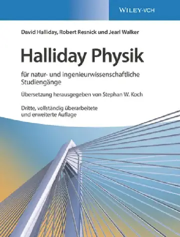 Cover of Halliday Physik f r natur- und ingenieurwissenschaftliche Studieng nge