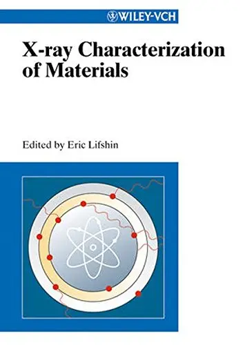 Cover of X-ray Characterization of Materials