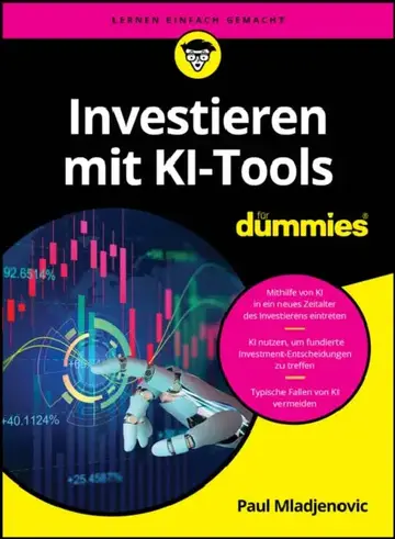 Cover of Investieren mit KI-Tools für Dummies