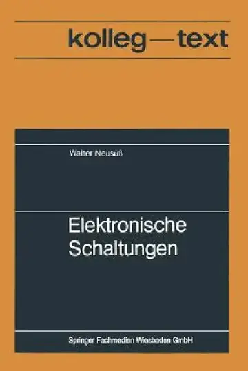 Cover of Elektronische Schaltungen
