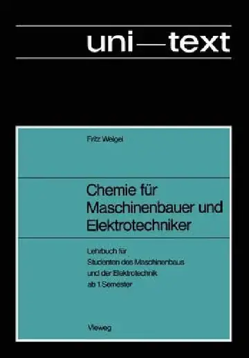 Cover of Chemie Für Maschinenbauer Und Elektrotechniker