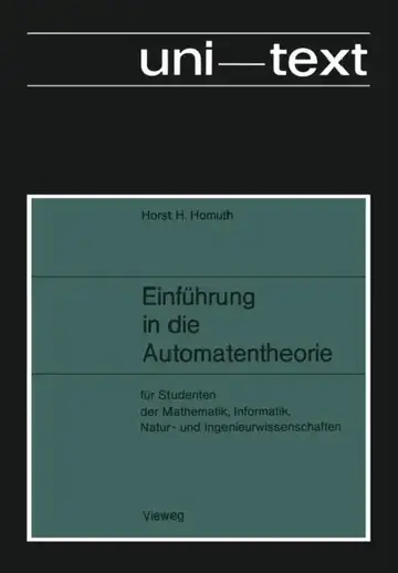 Cover of Einführung in Die Automatentheorie