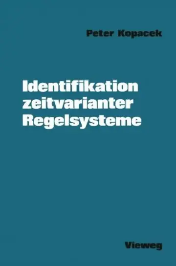 Cover of Identifikation Zeitvarianter Regelsysteme