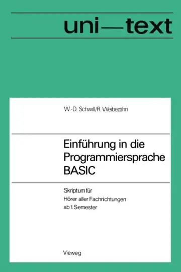 Cover of Einführung in Die Programmiersprache Basic