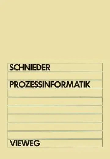 Cover of Prozeßinformatik