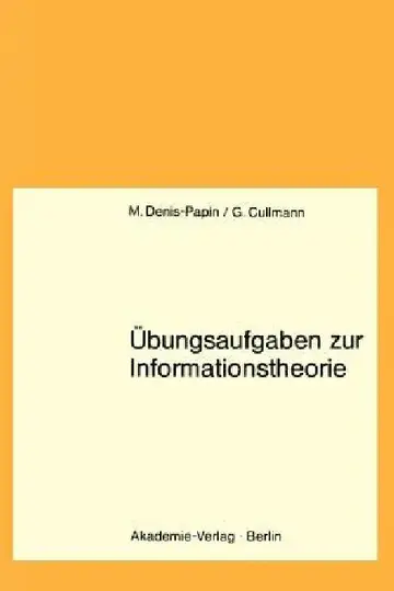 Cover of Übungsaufgaben Zur Informationstheorie