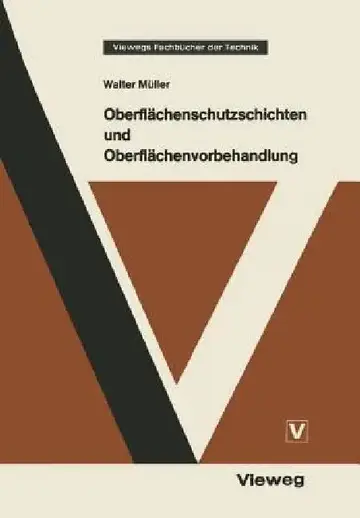 Cover of Oberflächenschutzschichten Und Oberflächenvorbehandlung