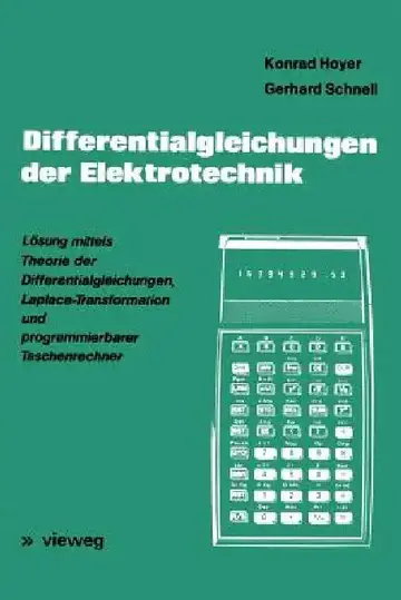 Cover of Differentialgleichungen Der Elektrotechnik