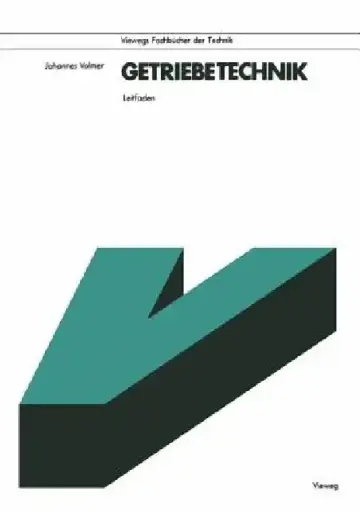 Cover of Getriebetechnik