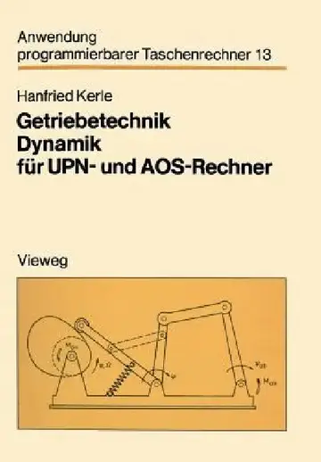 Cover of Getriebetechnik Dynamik Für Upn- Und Aos-Rechner