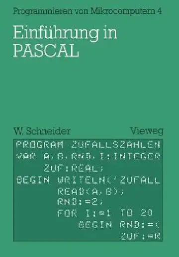 Cover of Einführung in Pascal