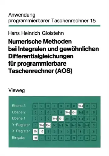 Cover of Numerische Methoden Bei Integralen Und Gewöhnlichen Differentialgleichungen Für Programmierbare Taschenrechner (Aos)