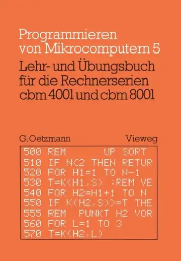 Cover of Lehr- Und Übungsbuch Für Die Rechnerserien Cbm 4001 Und Cbm 8001