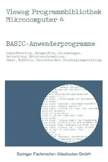 Cover of Basic-Anwenderprogramme