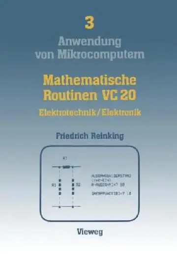 Cover of Mathematische Routinen VC 20