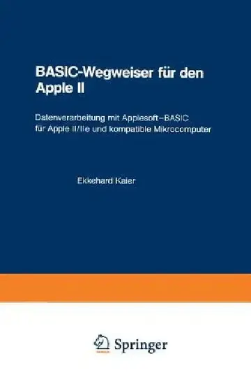 Cover of Basic-Wegweiser Für Den Apple II