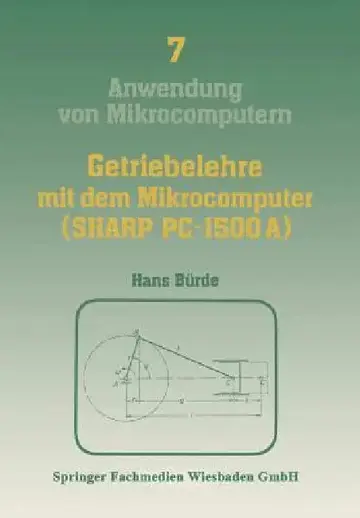 Cover of Getriebelehre Mit Dem Mikrocomputer (Sharp Pc-1500a)