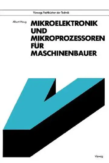 Cover of Mikroelektronik Und Mikroprozessoren Für Maschinenbauer