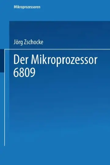 Cover of Der Mikroprozessor 6809