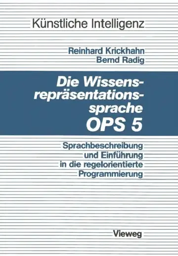Cover of Die Wissensrepräsentationssprache Ops5