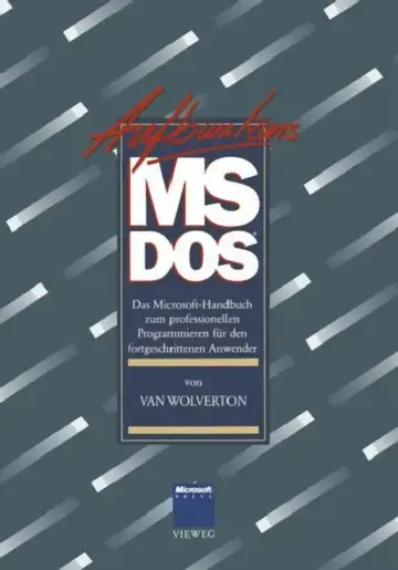 Cover of Aufbaukurs Ms-DOS