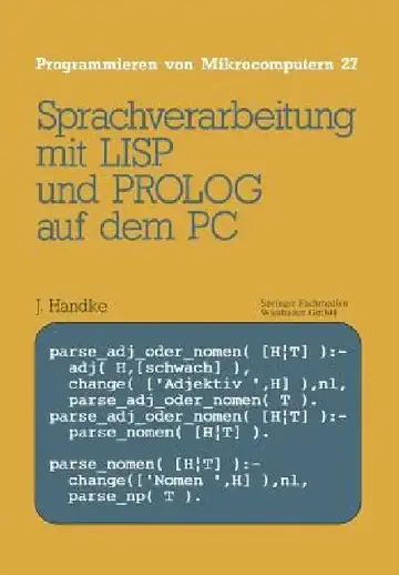 Cover of Sprachverarbeitung