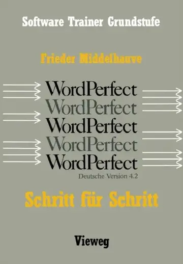 Cover of Word Perfect Schritt Für Schritt