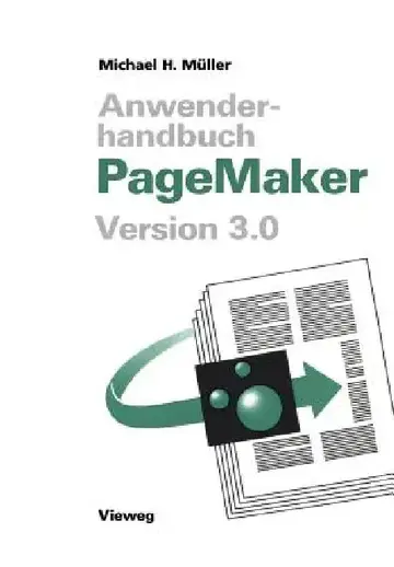 Cover of Anwenderhandbuch PageMaker