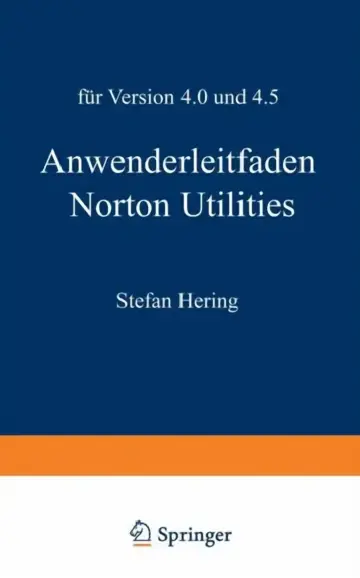 Cover of Anwenderleitfaden Norton Utilities
