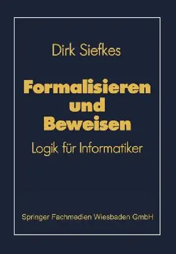 Cover of Formalisieren Und Beweisen