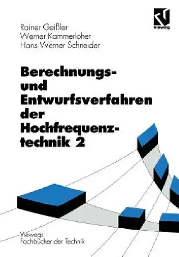 Cover of Berechnungs- Und Entwurfsverfahren Der Hochfrequenztechnik