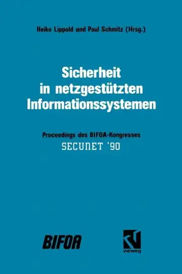 Cover of Sicherheit in Netzgestützten Informationssystemen