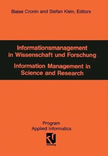 Cover of Informationsmanagement in Wissenschaft Und Forschung