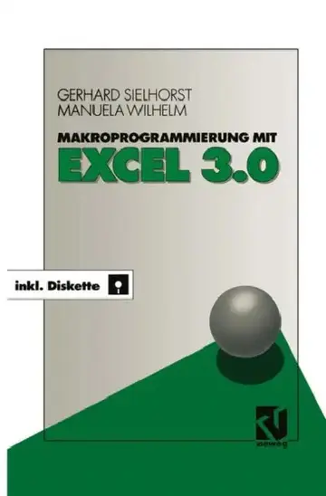 Cover of Makroprogrammierung Mit Excel 3.0