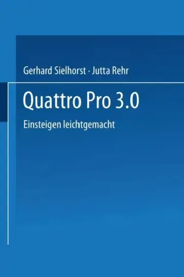 Cover of Quattro Pro 3.0