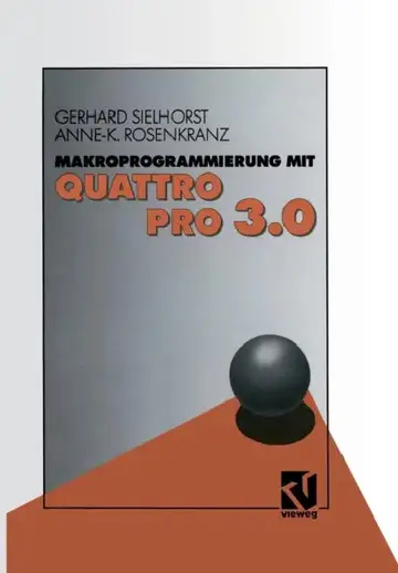 Cover of Makroprogrammierung Mit Quattro Pro 3.0