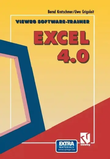 Cover of Vieweg Software-Trainer Excel 4.0
