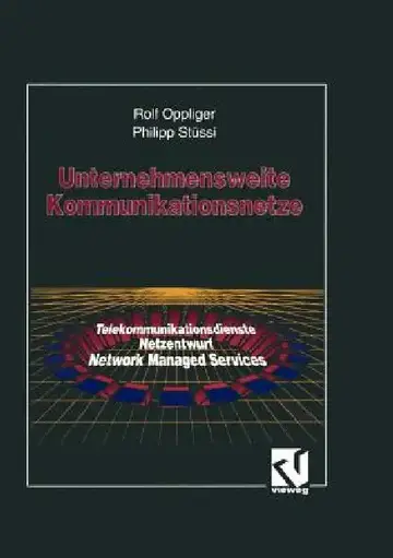 Cover of Unternehmensweite Kommunikationsnetze
