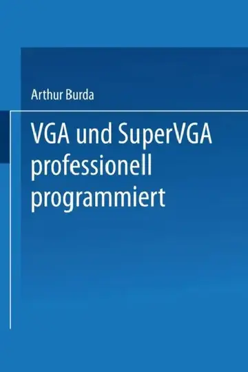 Cover of VGA Und Supervga Professionell Programmiert