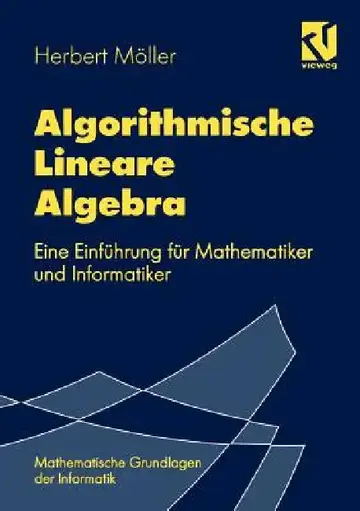 Cover of Algorithmische Lineare Algebra